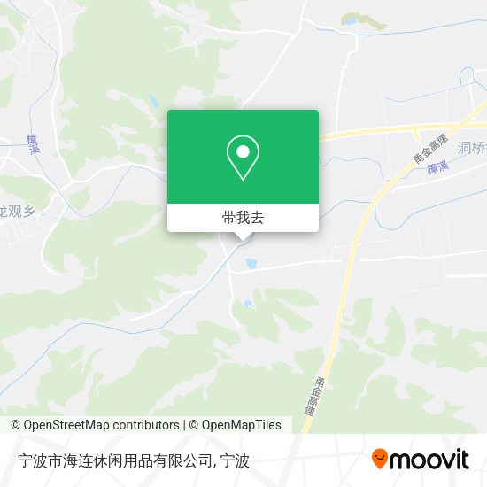 宁波市海连休闲用品有限公司地图