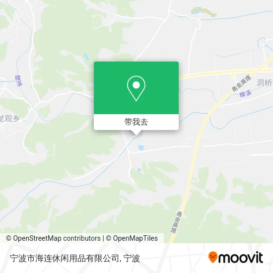 宁波市海连休闲用品有限公司地图