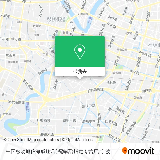 中国移动通信海威通讯(福海店)指定专营店地图