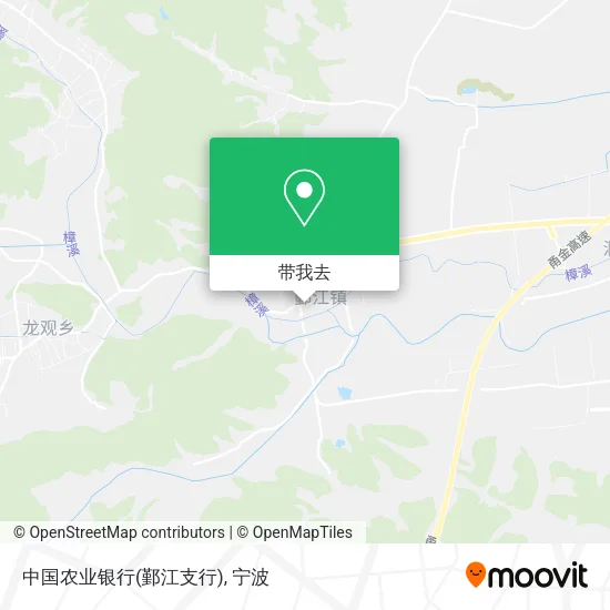 中国农业银行(鄞江支行)地图