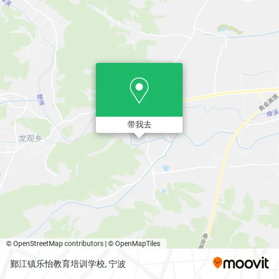 鄞江镇乐怡教育培训学校地图
