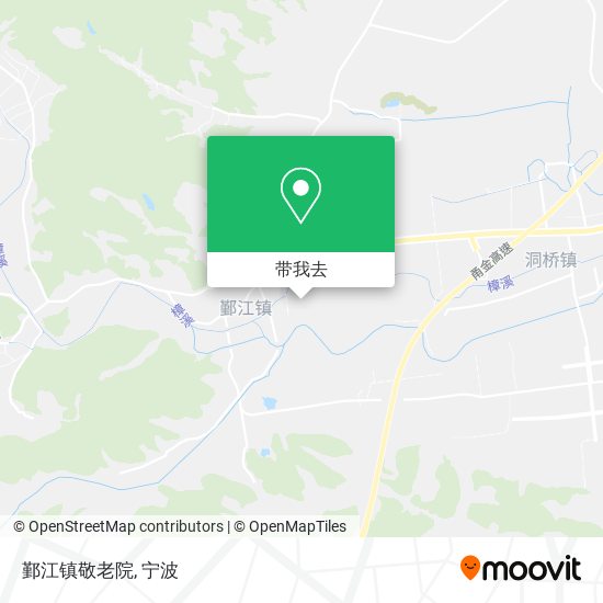 鄞江镇敬老院地图
