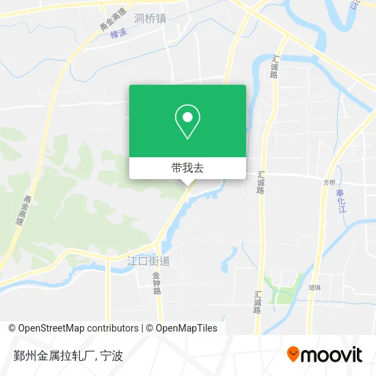 鄞州金属拉轧厂地图