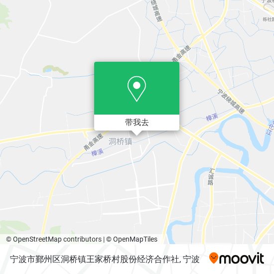 宁波市鄞州区洞桥镇王家桥村股份经济合作社地图