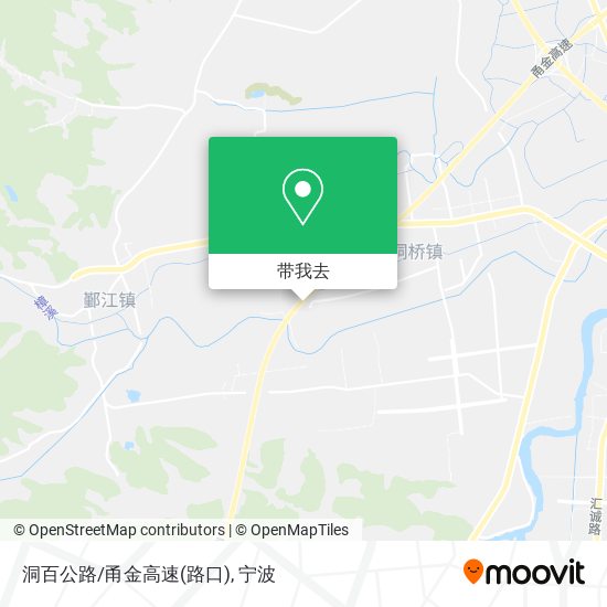 洞百公路/甬金高速(路口)地图