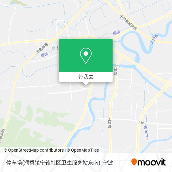 停车场(洞桥镇宁锋社区卫生服务站东南)地图