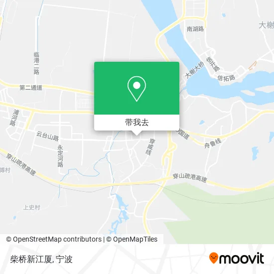 柴桥新江厦地图