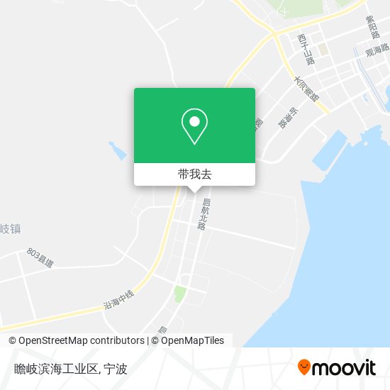 瞻岐滨海工业区地图