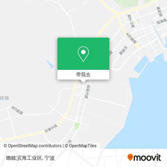 瞻岐滨海工业区地图