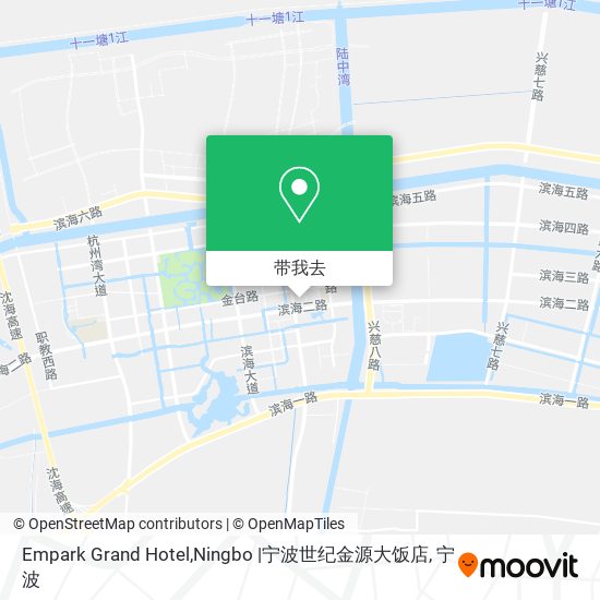 Empark Grand Hotel,Ningbo |宁波世纪金源大饭店地图