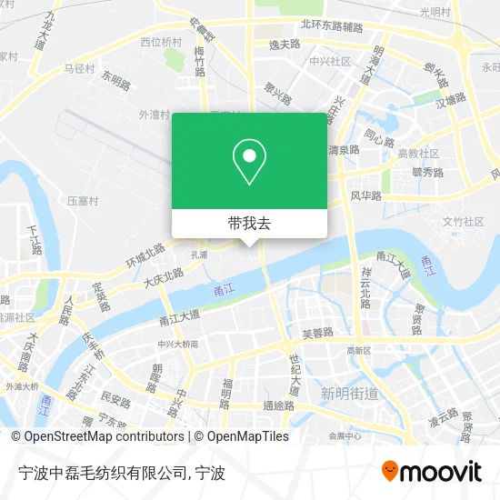 宁波中磊毛纺织有限公司地图