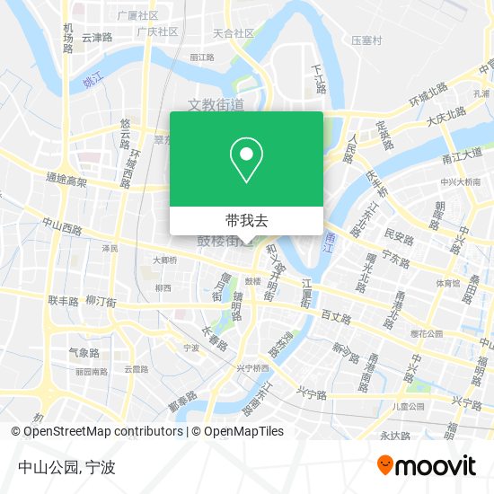 中山公园地图