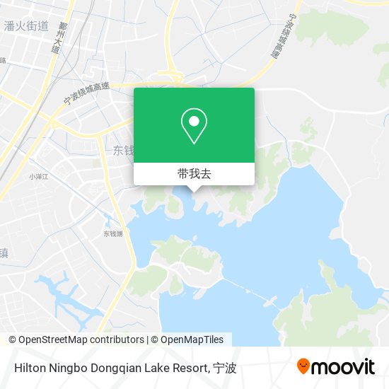 Hilton Ningbo Dongqian Lake Resort地图