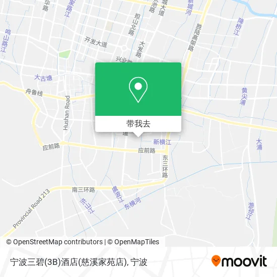 宁波三碧(3B)酒店(慈溪家苑店)地图
