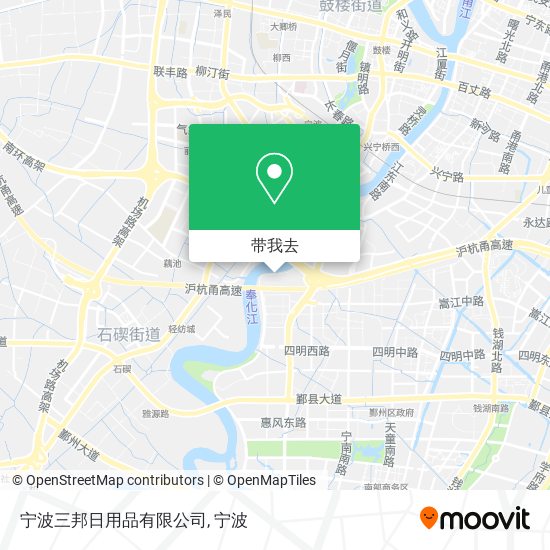 宁波三邦日用品有限公司地图