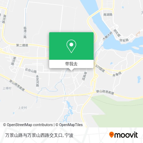万景山路与万景山西路交叉口地图