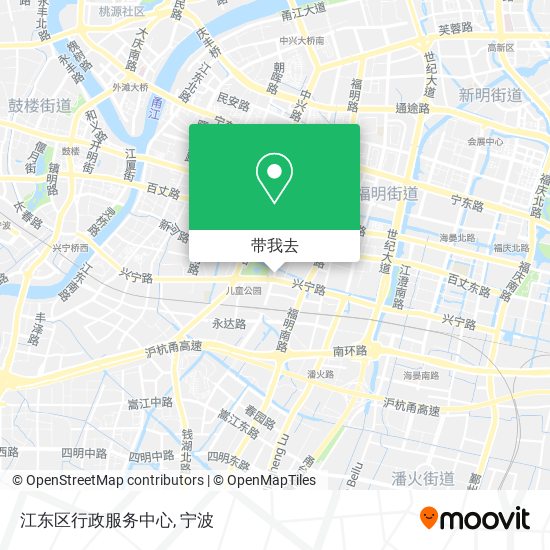江东区行政服务中心地图