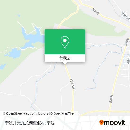 宁波开元九龙湖渡假村地图