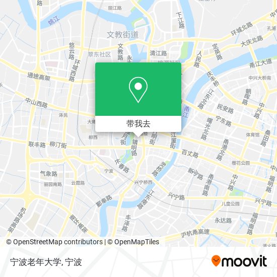 宁波老年大学地图