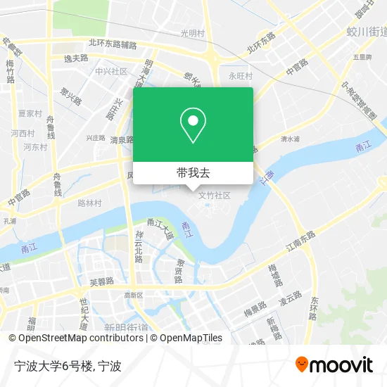 宁波大学6号楼地图