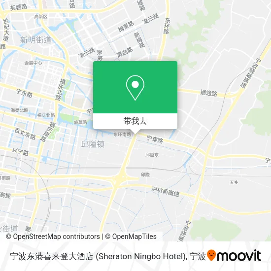 宁波东港喜来登大酒店 (Sheraton Ningbo Hotel)地图