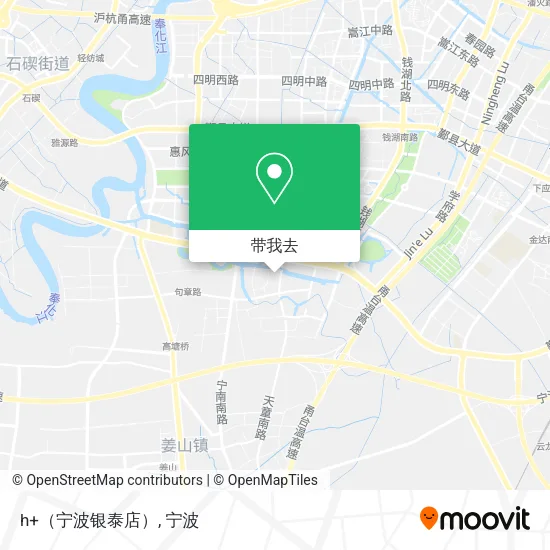 h+（宁波银泰店）地图