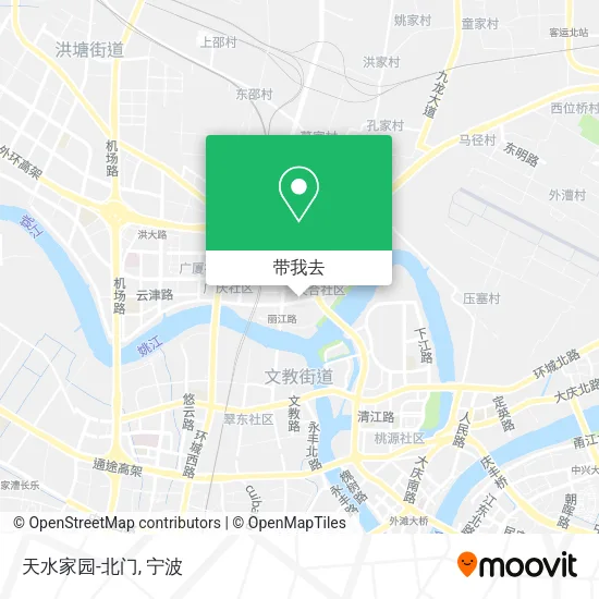 天水家园-北门地图
