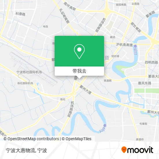 宁波大惠物流地图