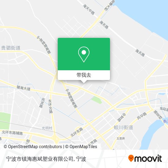 宁波市镇海惠斌塑业有限公司地图