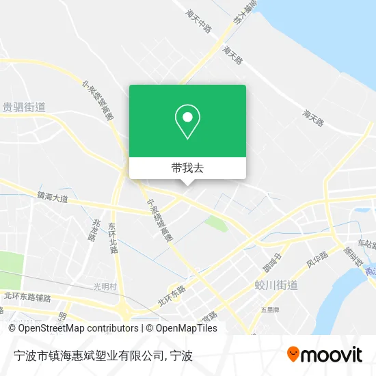 宁波市镇海惠斌塑业有限公司地图