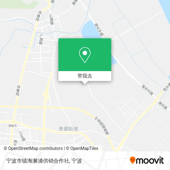 宁波市镇海澥浦供销合作社地图