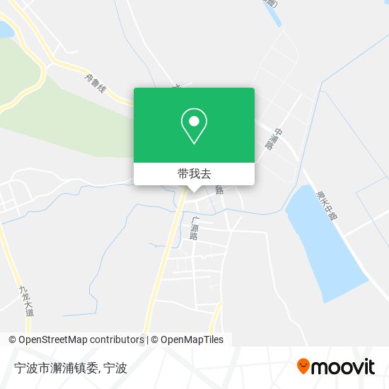 宁波市澥浦镇委地图