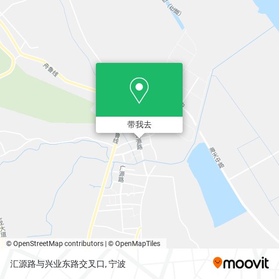 汇源路与兴业东路交叉口地图