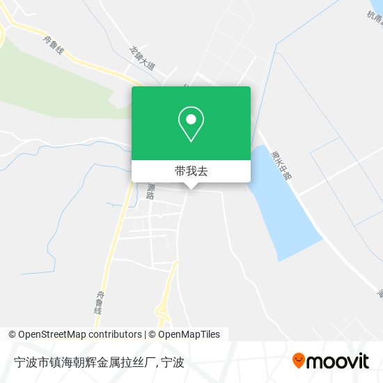 宁波市镇海朝辉金属拉丝厂地图