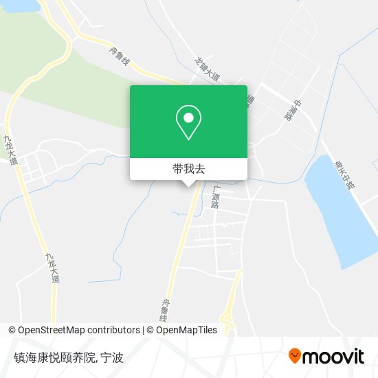 镇海康悦颐养院地图