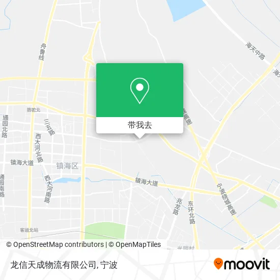 龙信天成物流有限公司地图