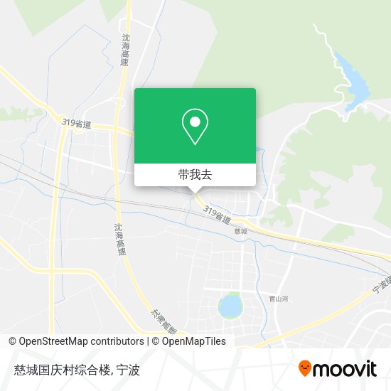 慈城国庆村综合楼地图