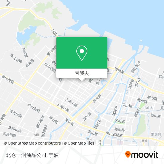 北仑一润油品公司地图