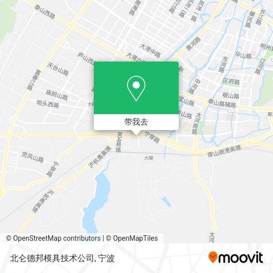 北仑德邦模具技术公司地图