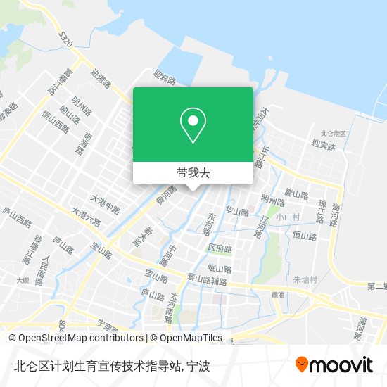 北仑区计划生育宣传技术指导站地图