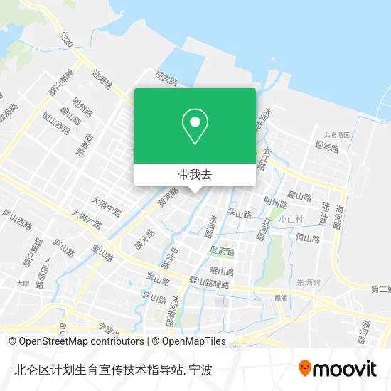 北仑区计划生育宣传技术指导站地图