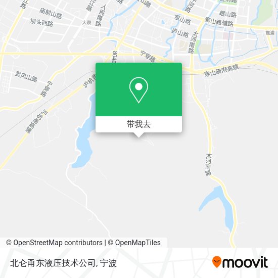 北仑甬东液压技术公司地图