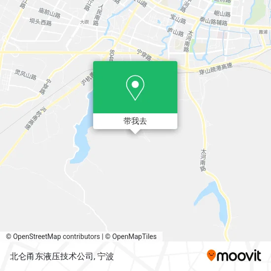 北仑甬东液压技术公司地图