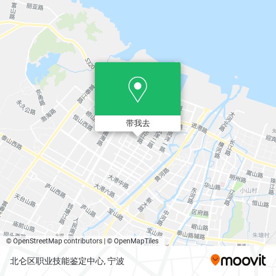 北仑区职业技能鉴定中心地图