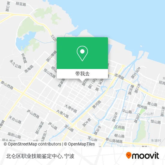北仑区职业技能鉴定中心地图