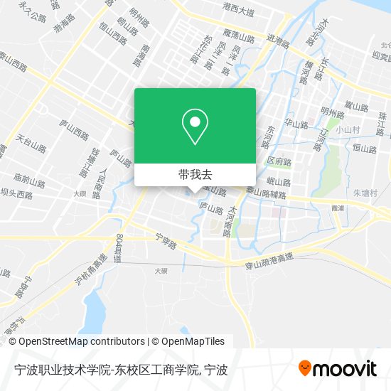 宁波职业技术学院-东校区工商学院地图