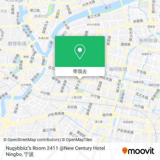 Nugybbiiz"s Room 2411 @New Century Hotel Ningbo地图