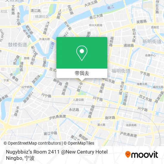 Nugybbiiz"s Room 2411 @New Century Hotel Ningbo地图