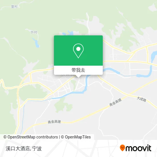 溪口大酒店地图
