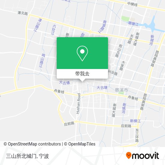 三山所北城门地图